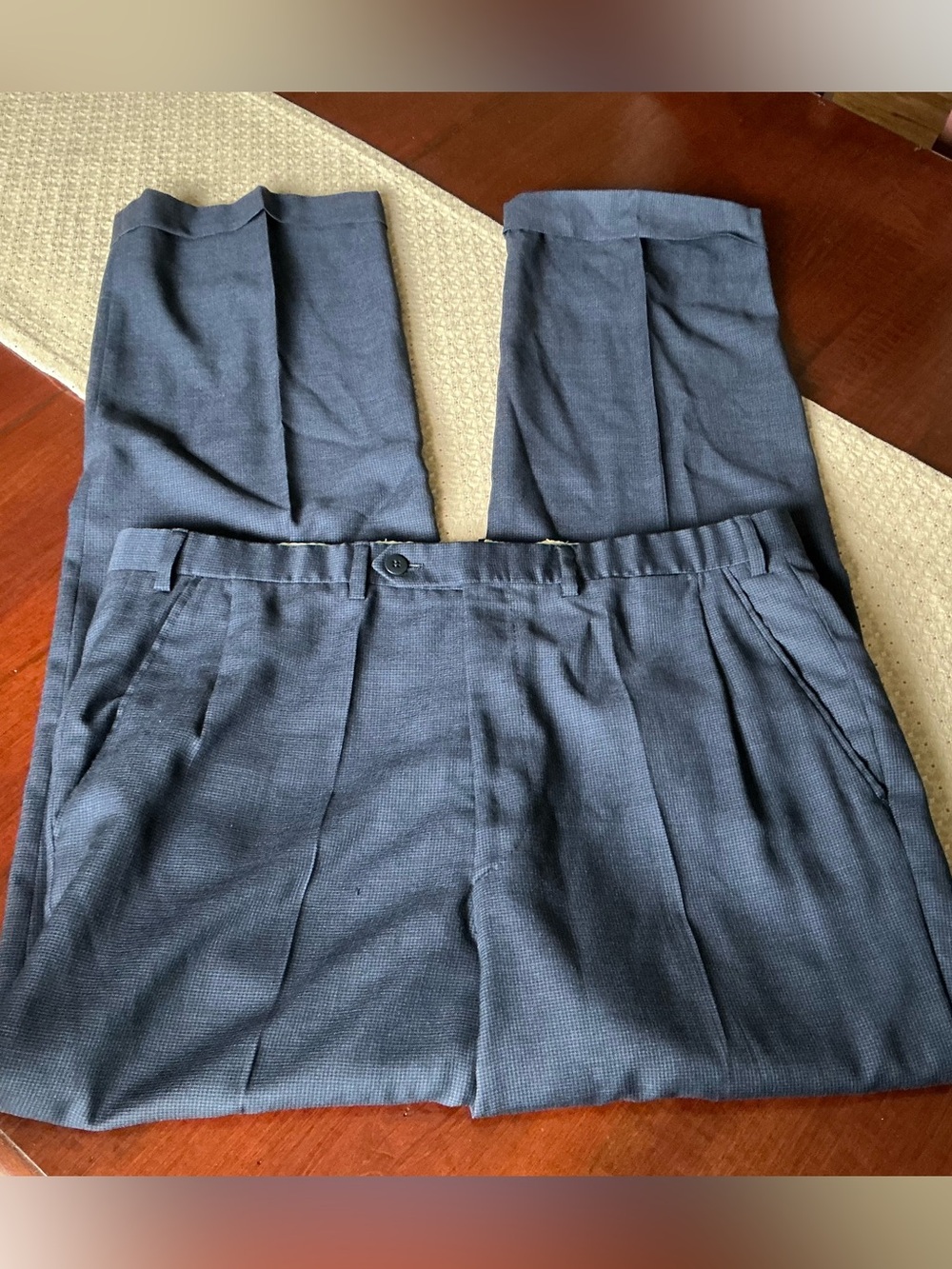 Brioni Delta Italian 100 % Fine Wool Dress Pants Sz 34 x 32 L